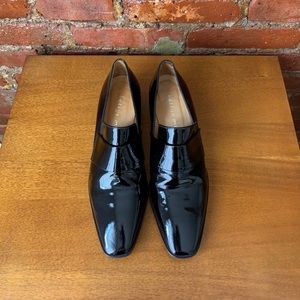 Bettye Muller patent loafers